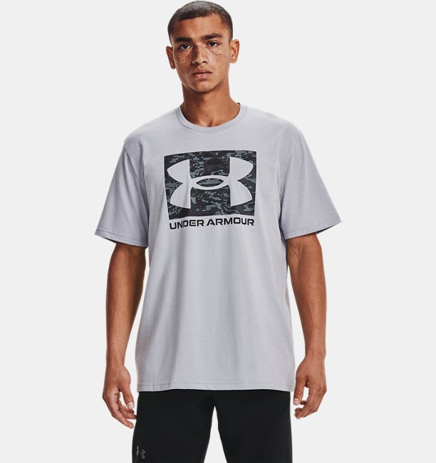 UAショートスリーブ Tシャツ ABC カモ ボックスド ロゴ（トレーニング/MEN）